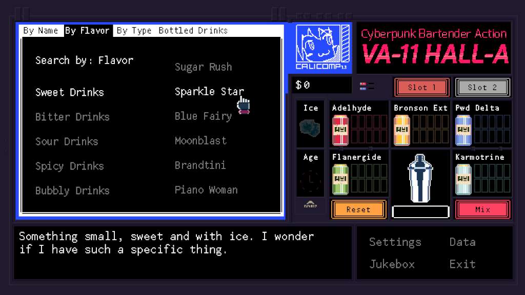 VA-11 Hall-A: Cyberpunk Bartender Action PC Steam CD Key