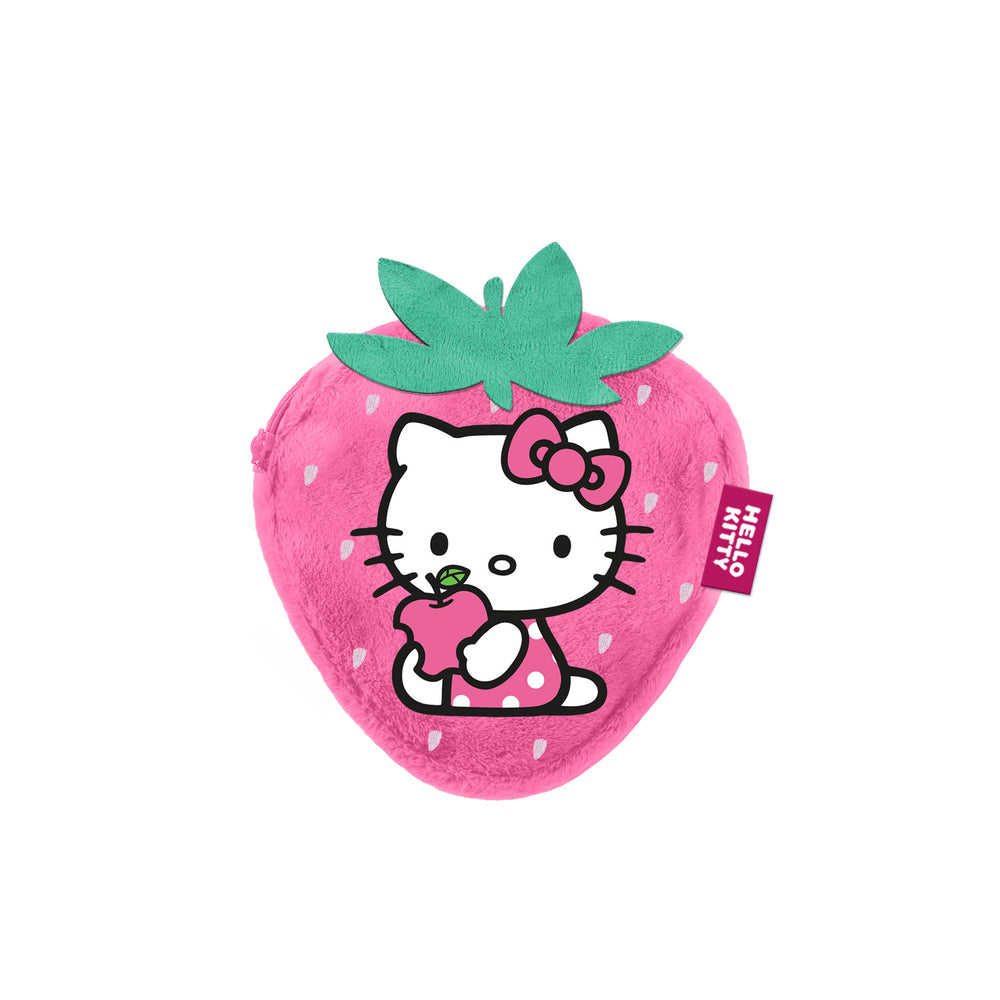 HELLO KITTY - Strawberry - Fur Coin Purse '12x11x2cm'