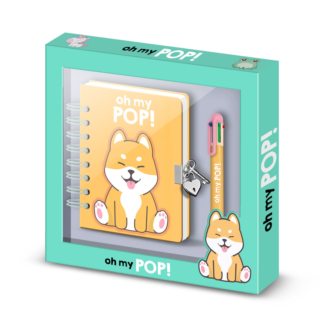 OH MY POP! - Shiba - Gift Box - Diary + Pen