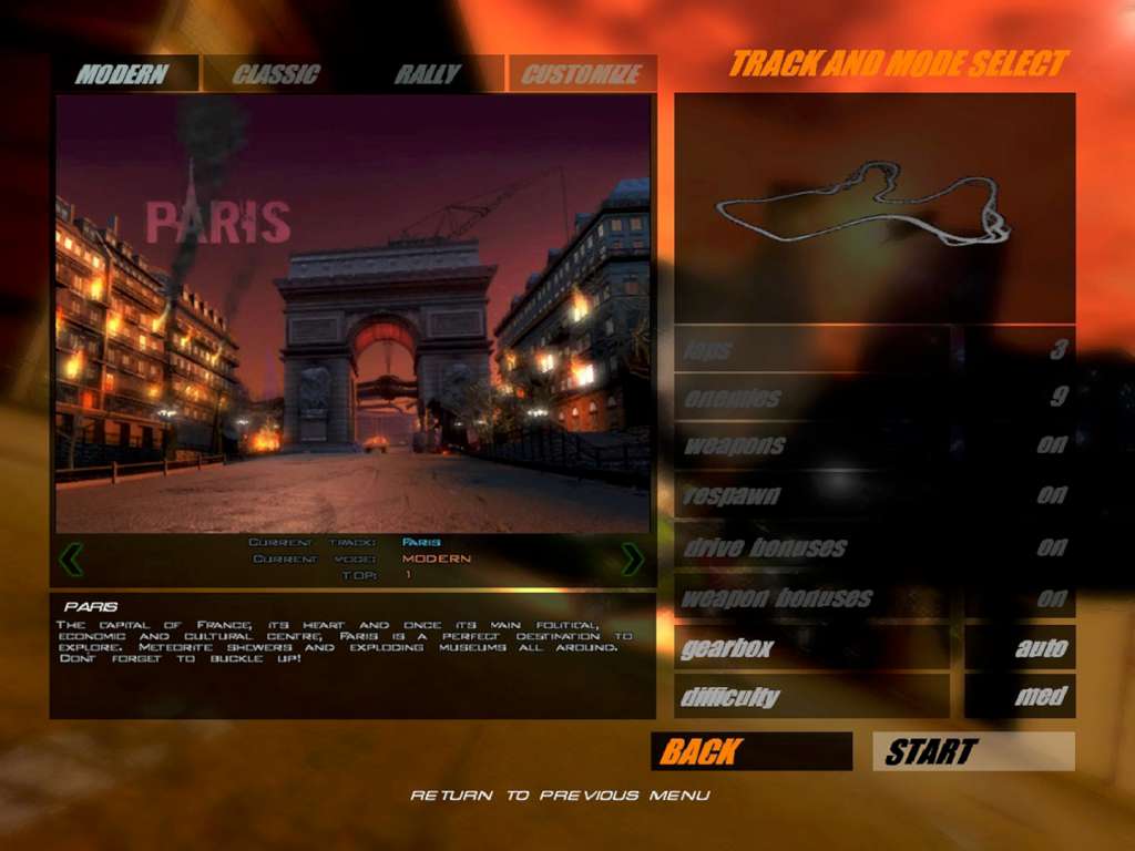 Death Track: Resurrection PC Steam CD Key