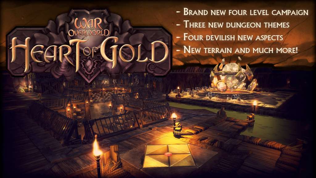 War for the Overworld - Heart of Gold DLC Steam CD Key