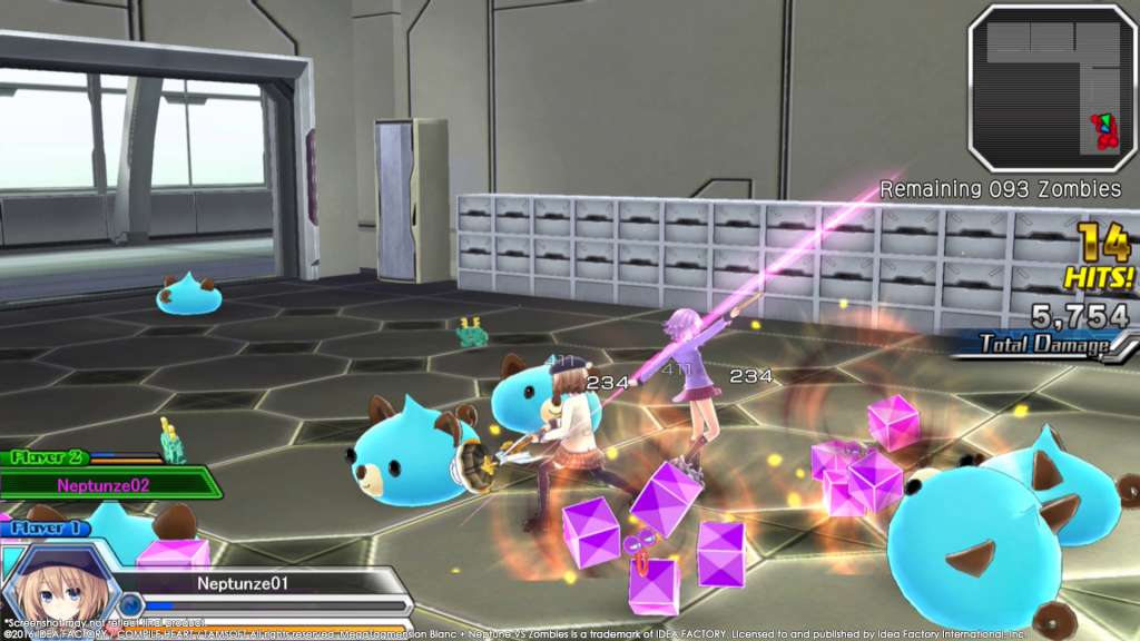MegaTagmension Blanc + Neptune VS Zombies Steam CD Key