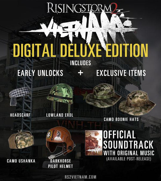 Rising Storm 2: Vietnam Digital Deluxe Edition PC Steam CD Key
