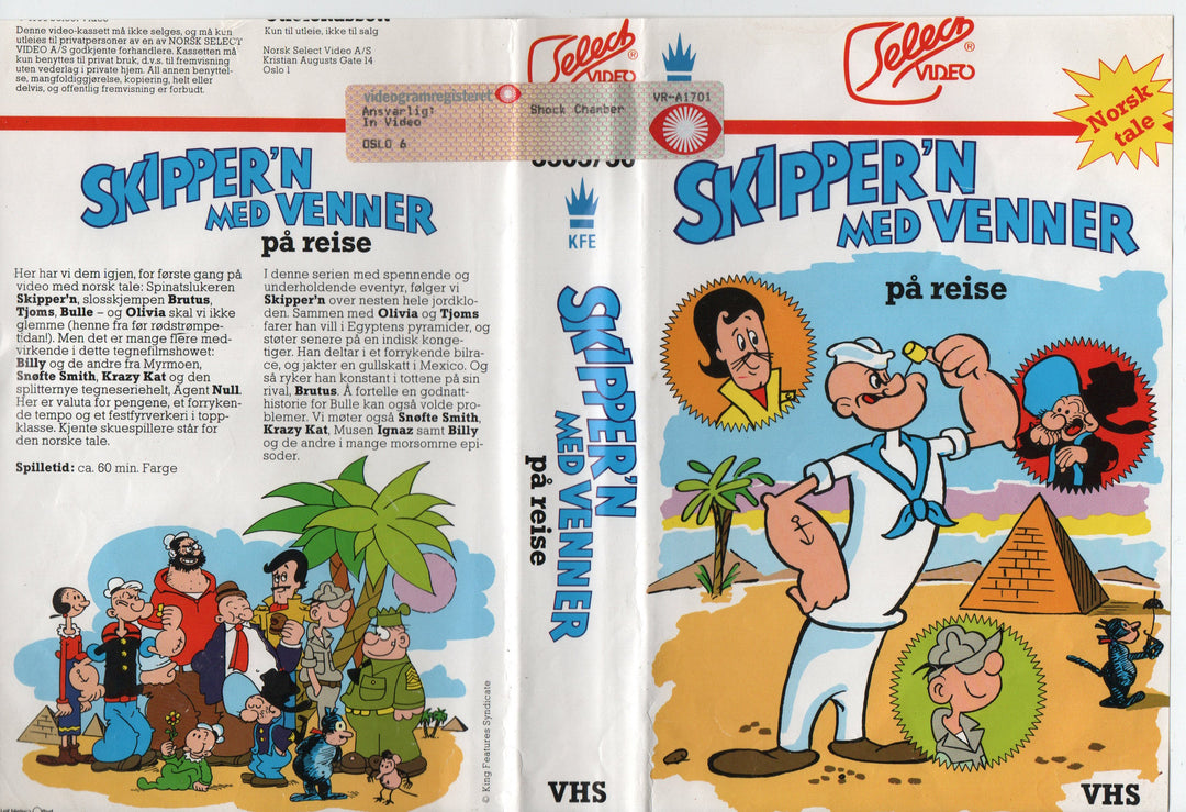 Download / Stream: Skipper'n med venner på reise. VHS. Norwegian dubbing.
