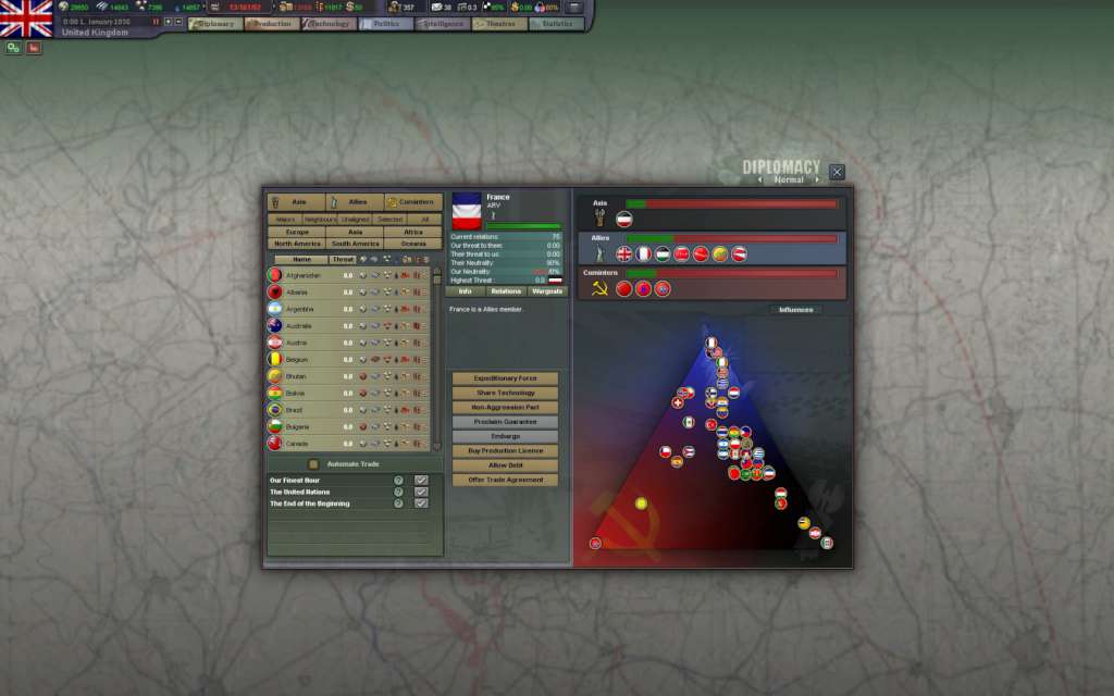 Hearts of Iron III - Sounds of Conflict DLC Steam CD Key
