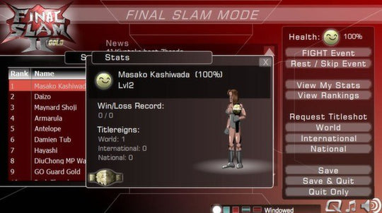 Final Slam 2 Steam CD Key