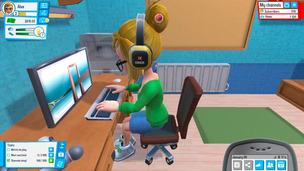 Youtubers Life PC Steam CD Key