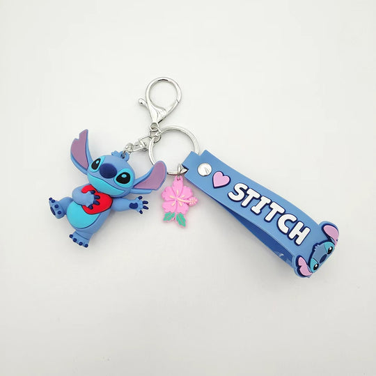 STITCH - Display of 25pc 3D Foam Keychain - 5 Models