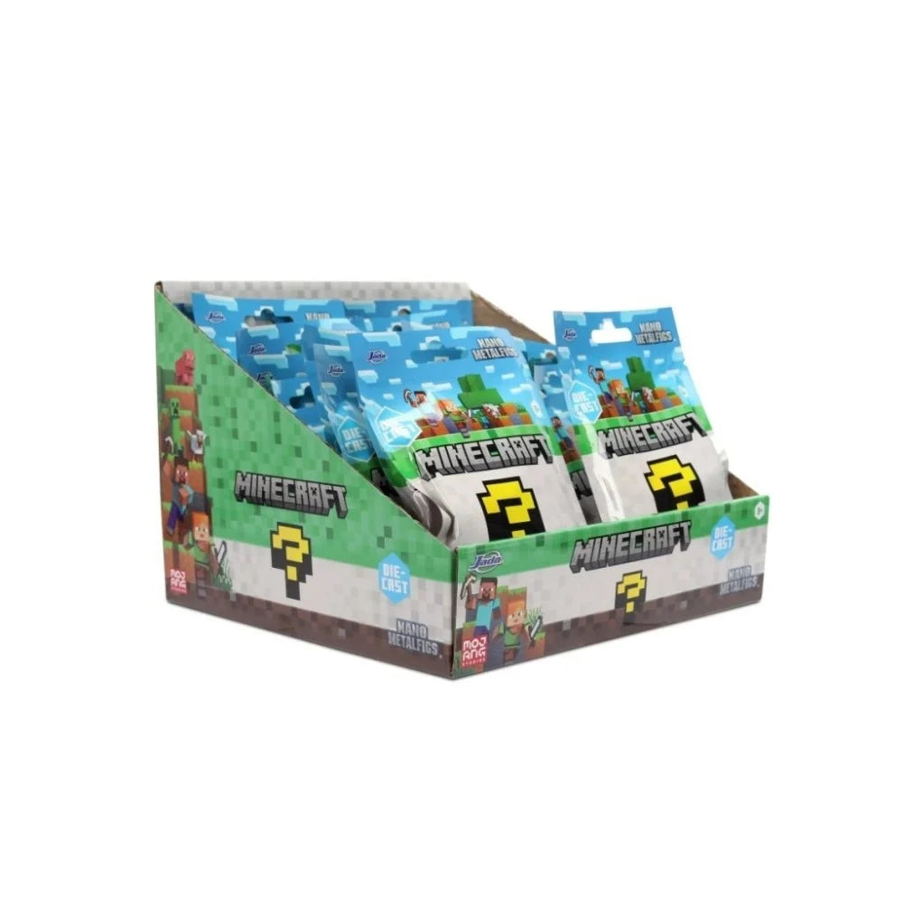 MINECRAFT - Display of Blind Nano Figures - 13 Assortment - 24pc