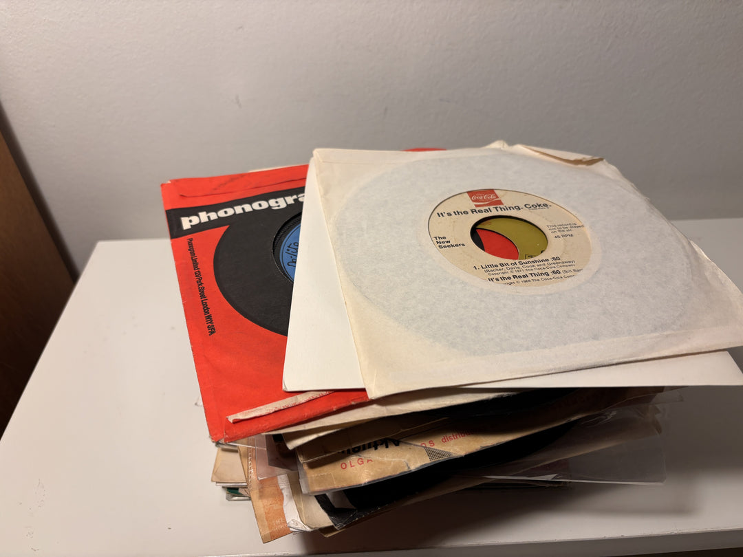 Vinylsingler – samling ca. 36 stk. (bl.a. Belafonte, Stevie Wonder, Boz Scaggs)