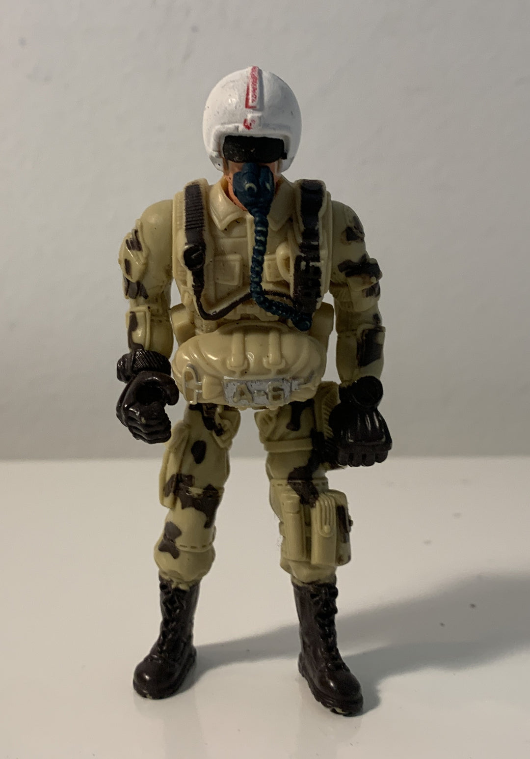 Actionfigur – pilot/soldat i kamuflasje
