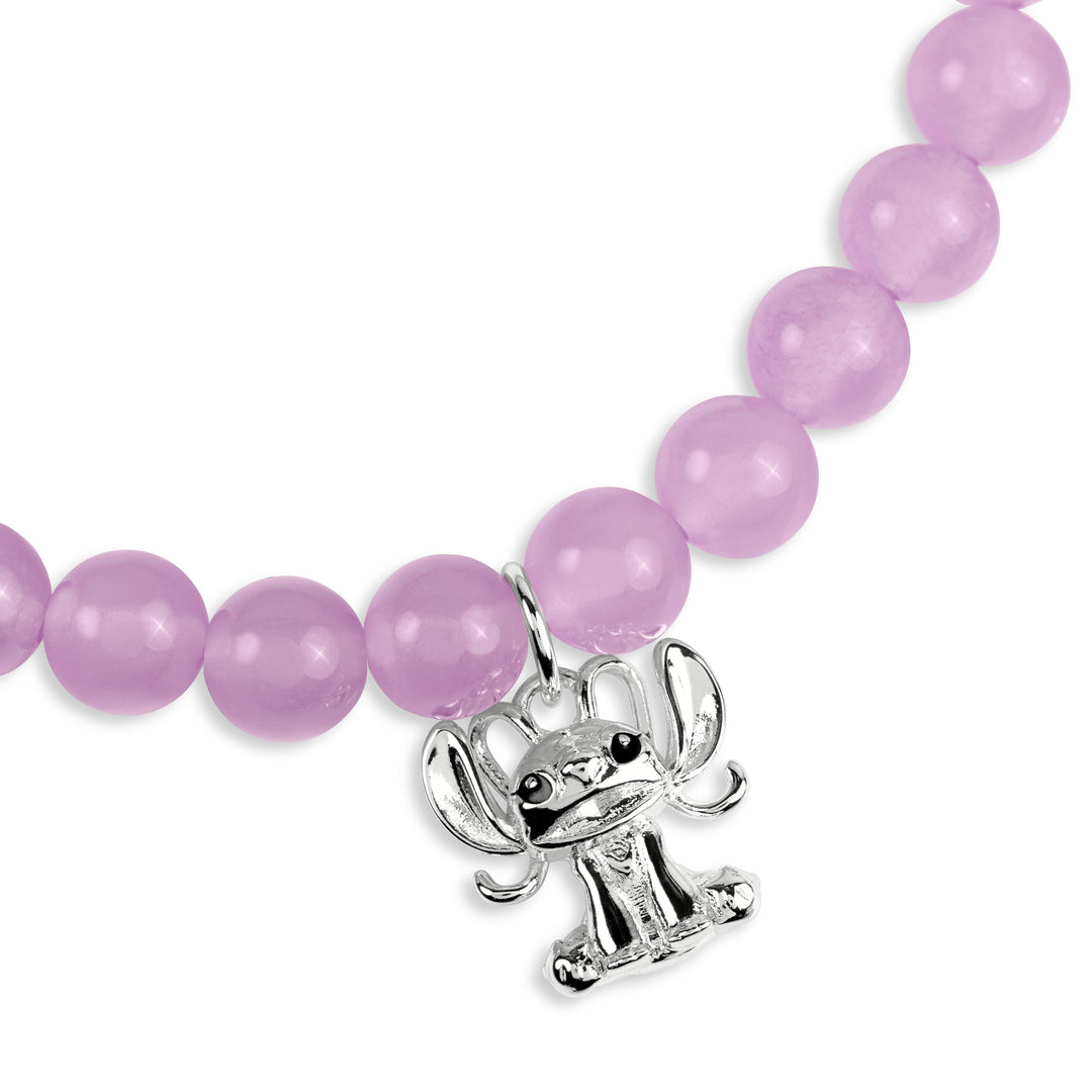 ANGEL - Beads Bracelet + Charm - Plated Brass
