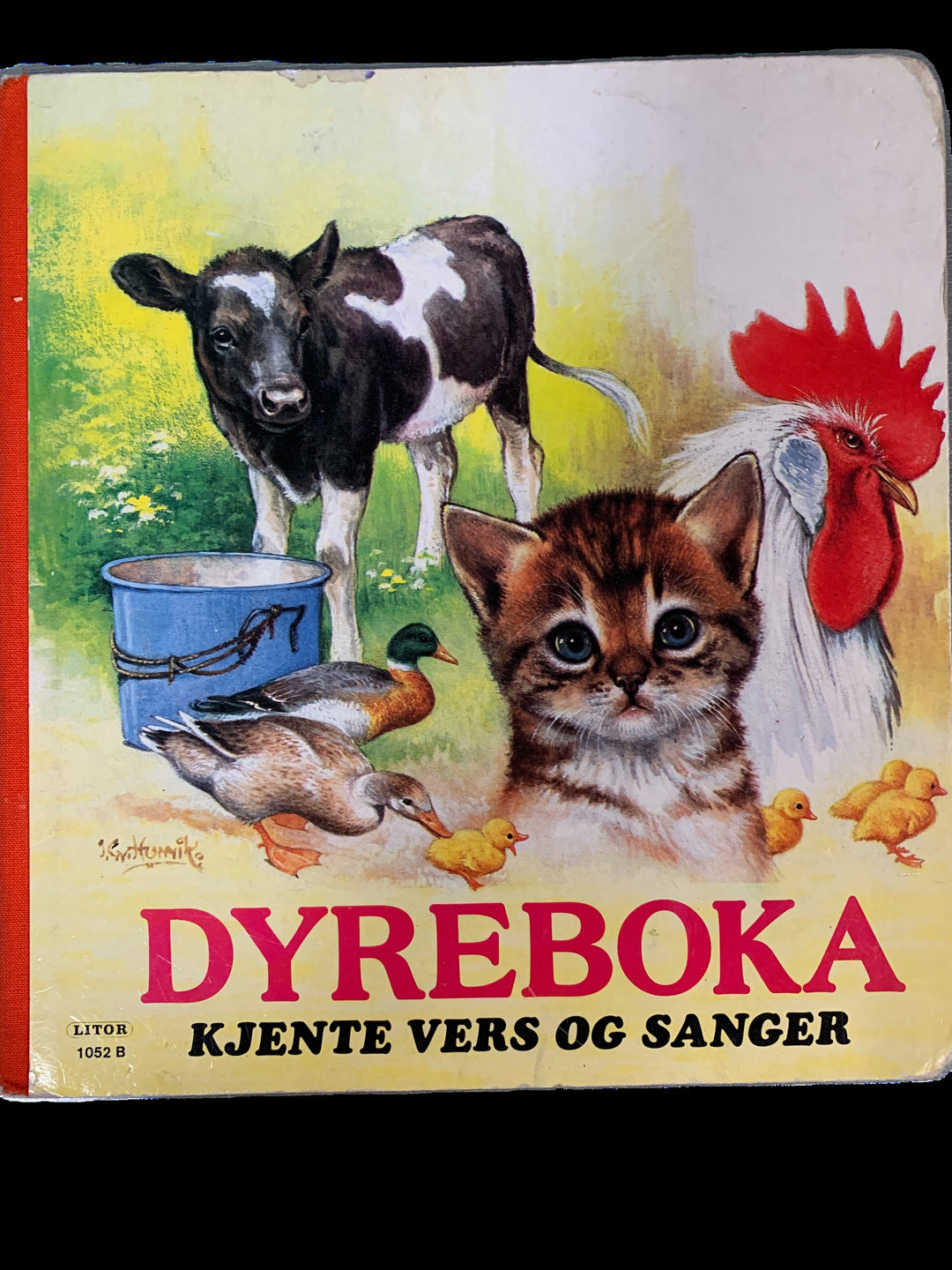 Dyreboka – Kjente vers og sanger. Bok.