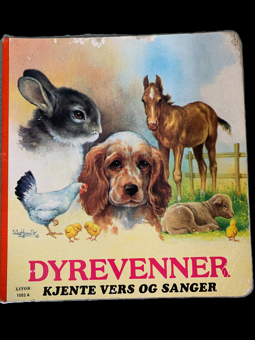Dyrevenner – Kjente vers og sanger. Bok.