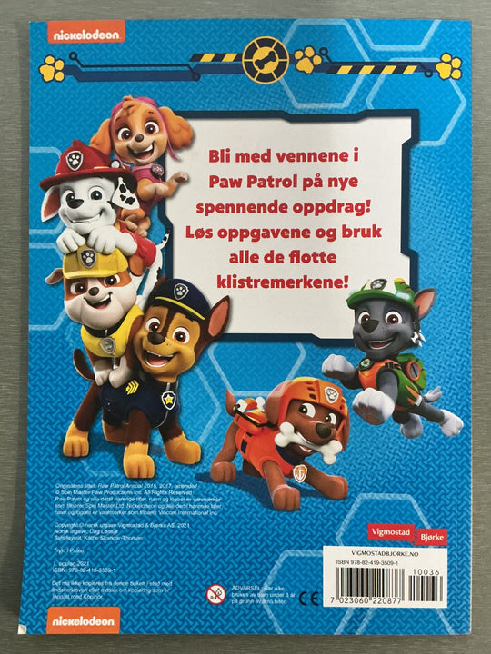 Paw Patrol. 2021. Alle poter på dekk! Bok.