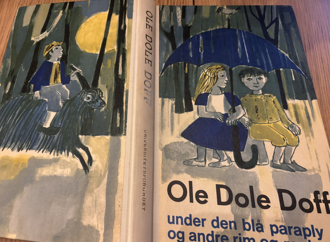 Ole Dole Doff under den blå paraply og andre rim og regler. Bok.