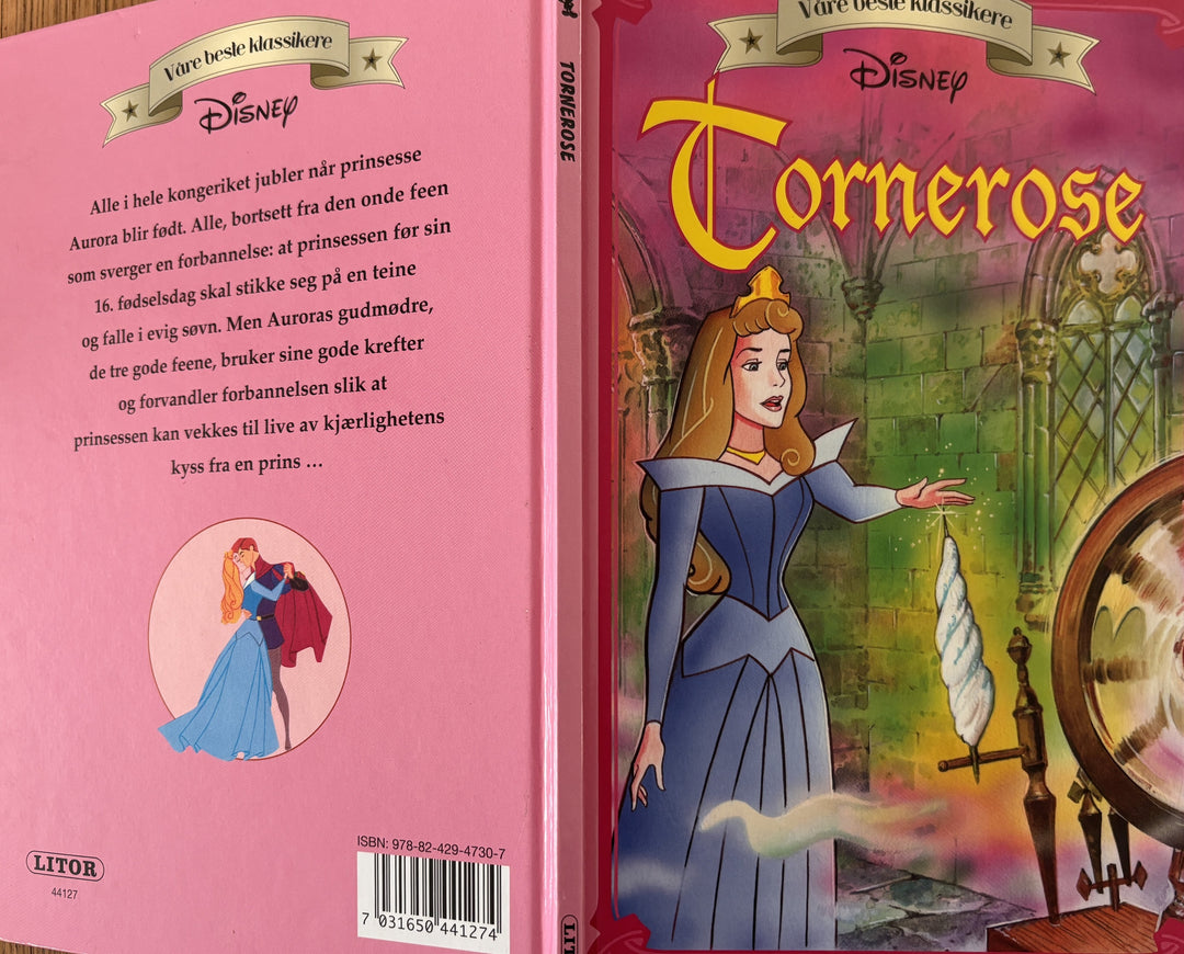 Disney. Tornerose (Våre beste klassikere). Bok.