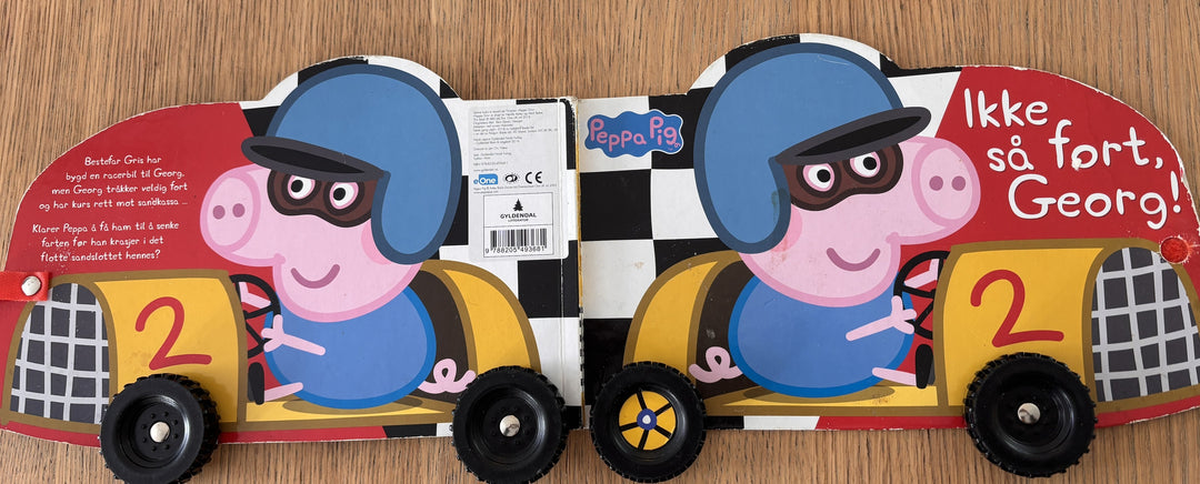 Peppa Gris. Ikke så fort, Georg! Bok.