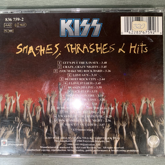 Kiss – Smashes, Thrashes & Hits. 1988. CD.