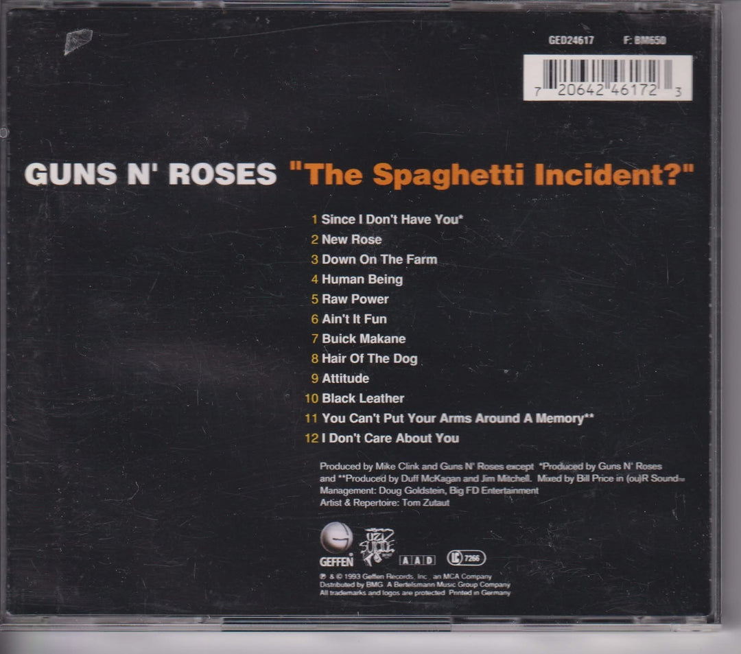 Guns N' Roses – "The Spaghetti Incident?". 1993. CD.