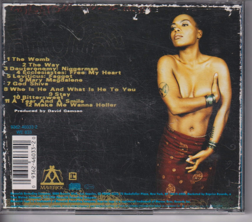 Me'Shell Ndegeocello – Peace Beyond Passion. 1996. CD.