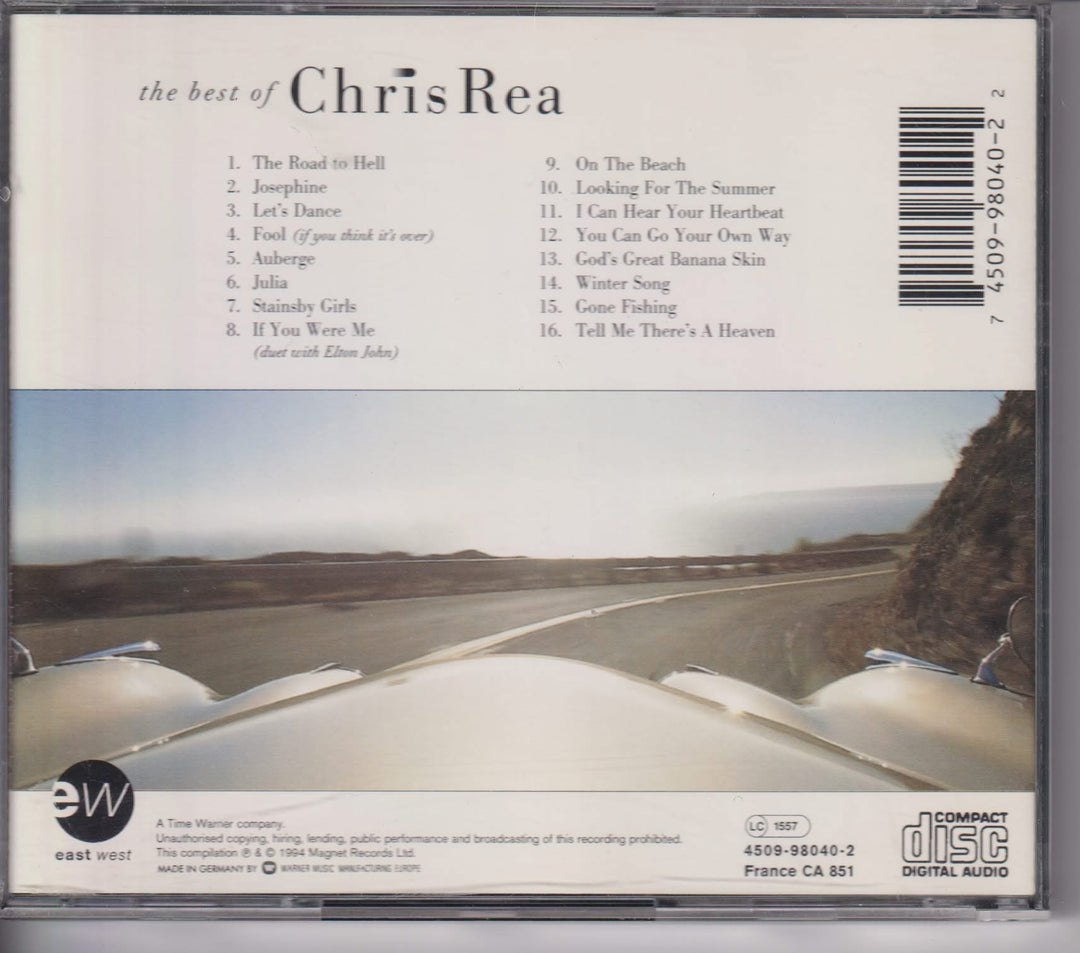 Chris Rea – The Best of Chris Rea. 1994. CD.