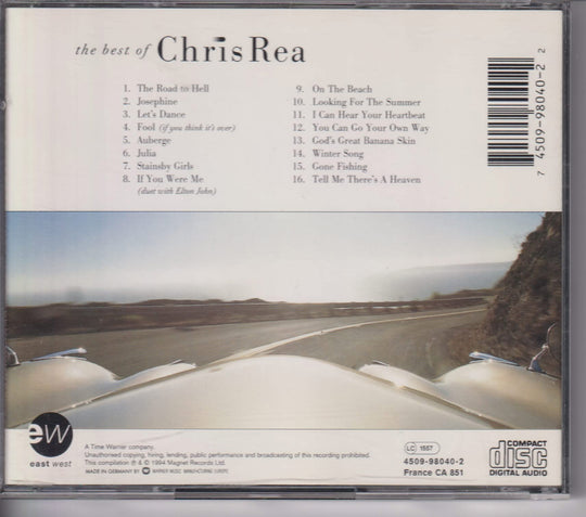 Chris Rea – The Best of Chris Rea. 1994. CD.