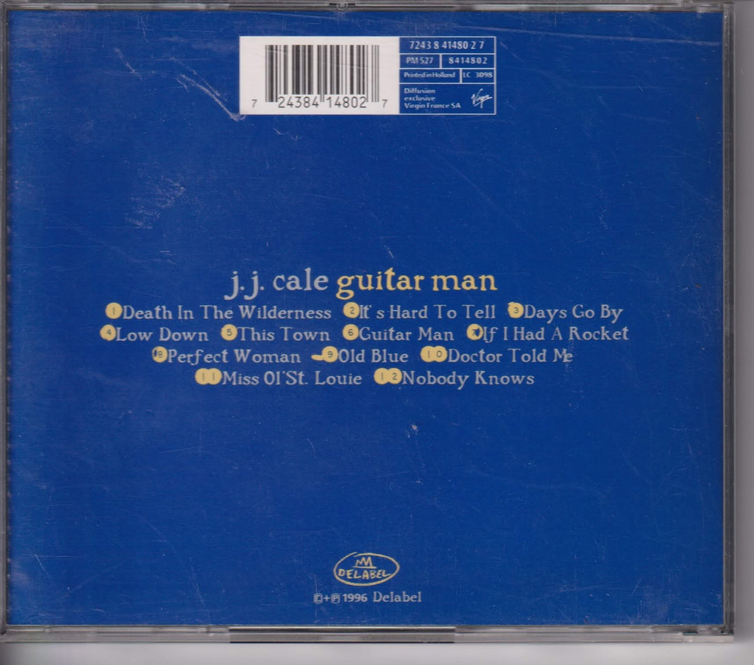 J.J. Cale – Guitar Man. 1996. CD.