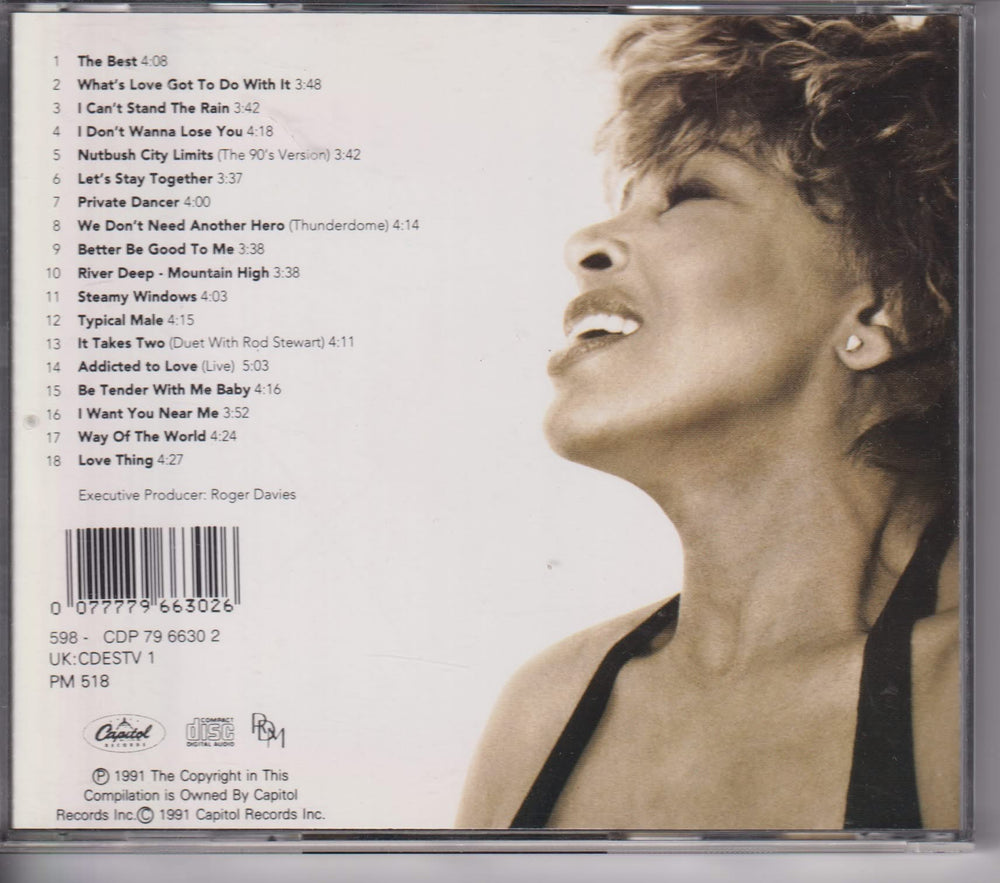 Tina Turner – Simply the Best. 1991. CD.