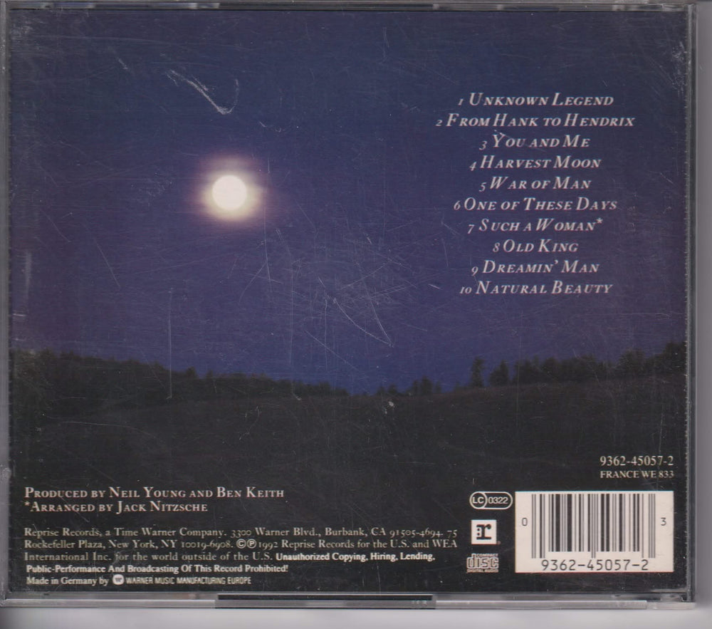 Neil Young – Harvest Moon. 1992. CD.