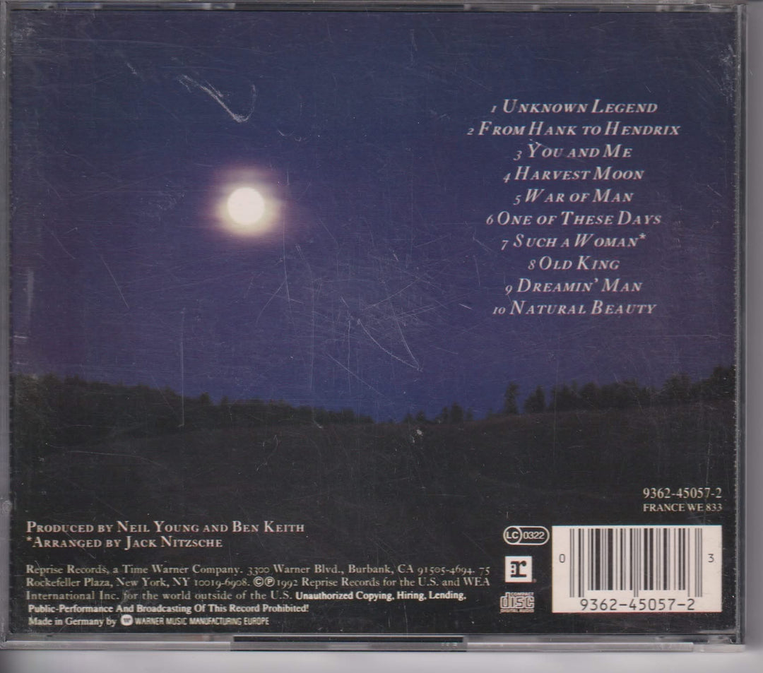 Neil Young – Harvest Moon. 1992. CD.