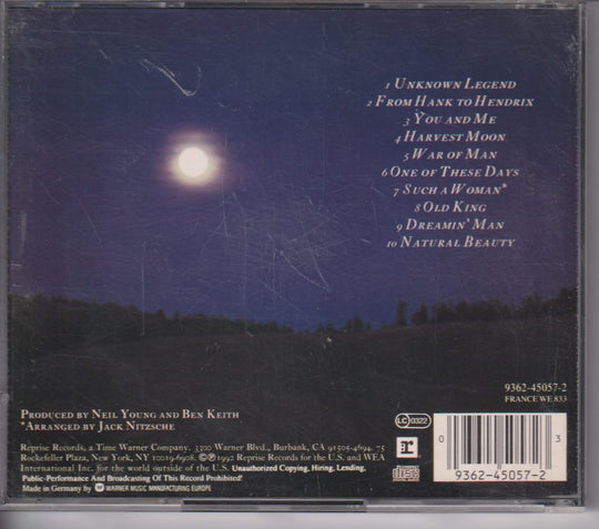 Neil Young – Harvest Moon. 1992. CD.