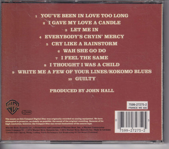Bonnie Raitt – Takin' My Time. 1973. CD.