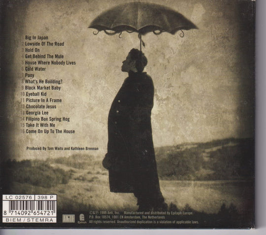 Tom Waits – Mule Variations. 1999. CD.