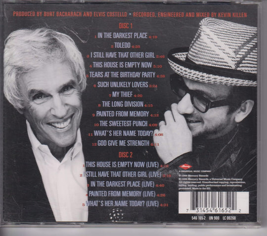 Elvis Costello with Burt Bacharach – Painted From Memory. 1998. 2CD.