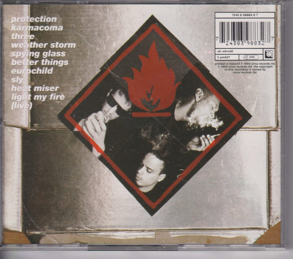 Massive Attack – Protection. 1994. CD.