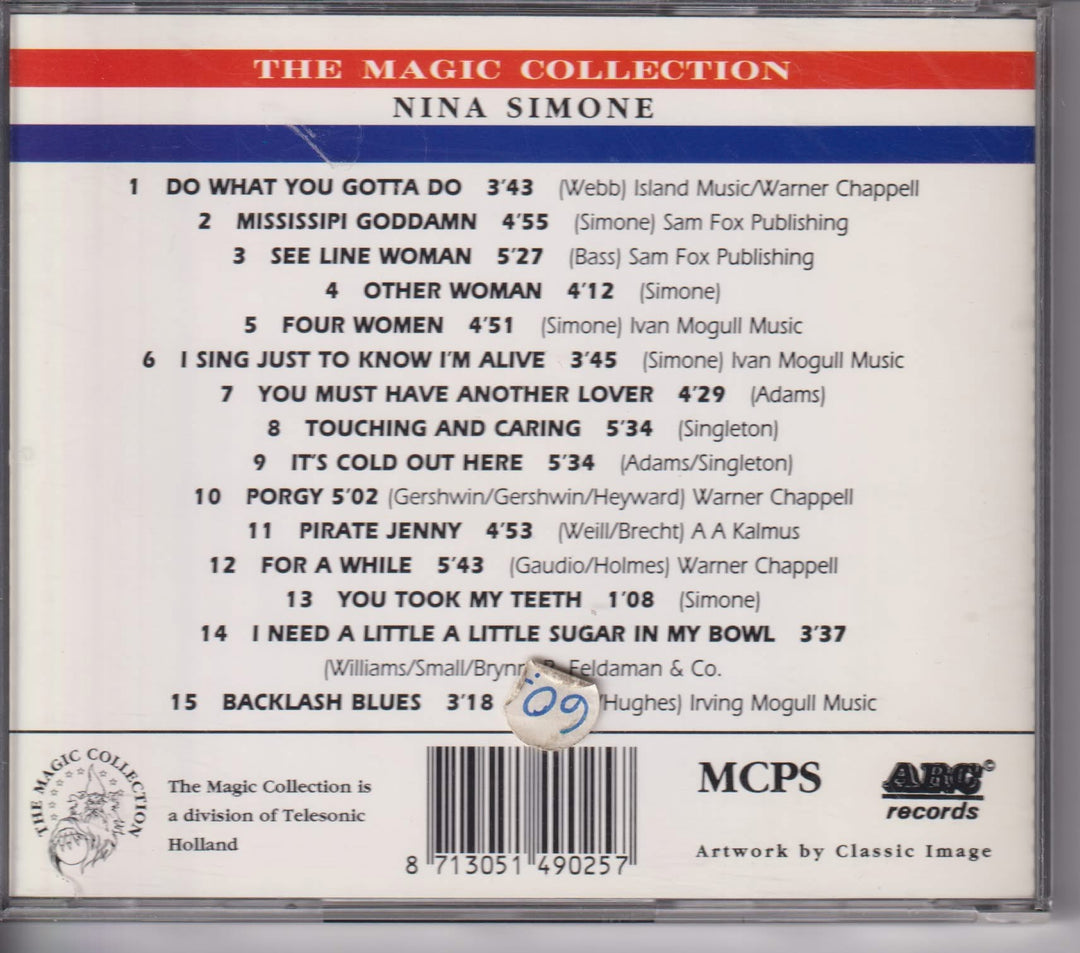 Nina Simone – The Magic Collection. CD.