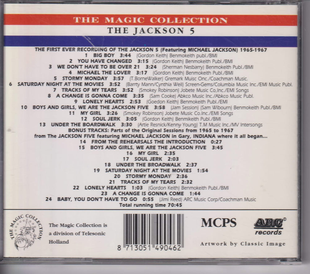 The Jackson 5 – The Magic Collection. CD.