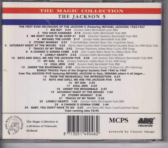 The Jackson 5 – The Magic Collection. CD.