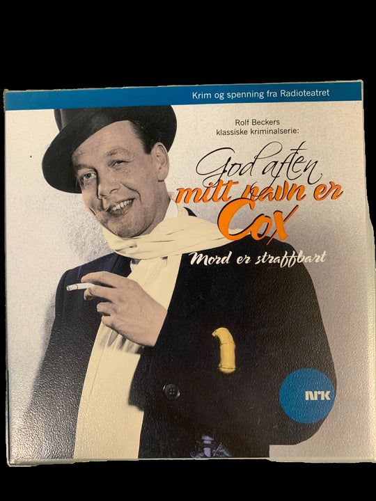 Rolf Becker. God aften, mitt navn er Cox – Mord er straffbart (NRK). Lydbok på 4 CD.