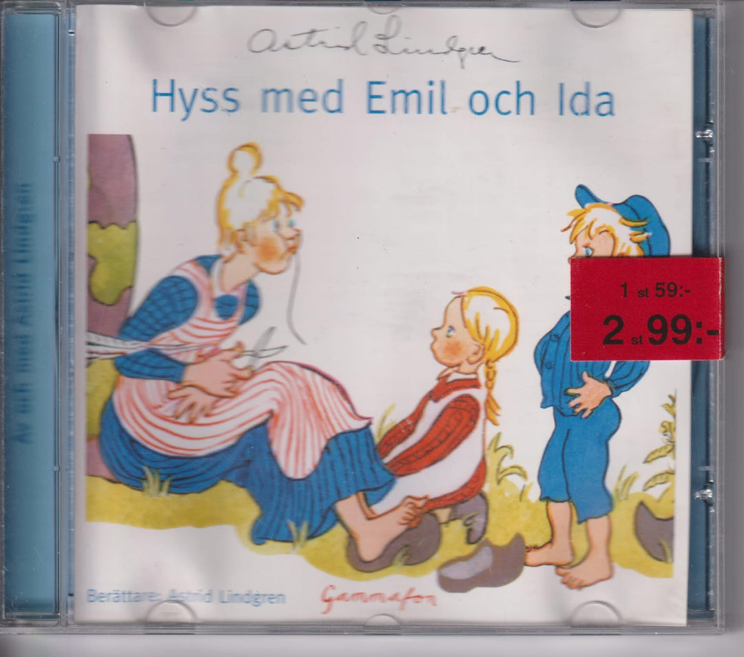 Astrid Lindgren. Hyss med Emil och Ida. Lydbok på CD.