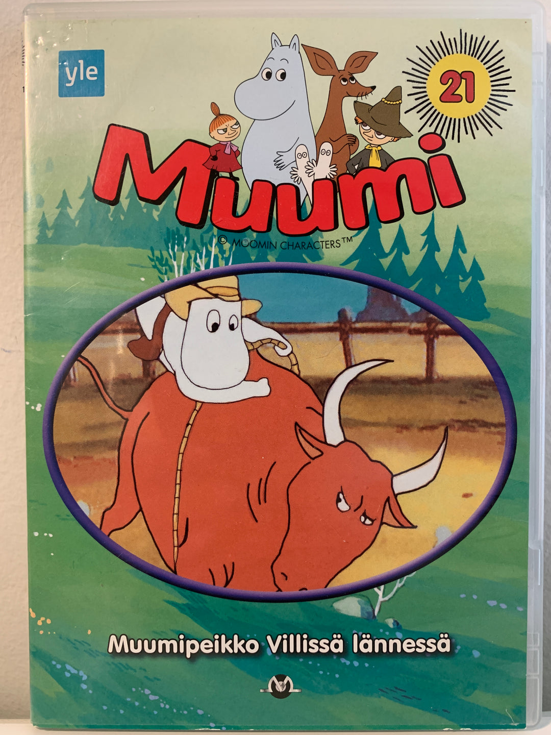 Muumi 21: Muumipeikko Villissä lännessä. 1990. DVD.