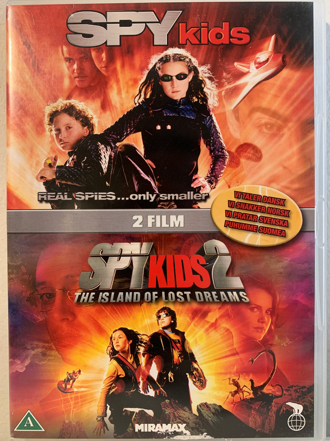 Spy Kids + Spy Kids 2: The Island of Lost Dreams. 2001–2002. DVD.