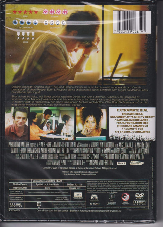 A Mighty Heart. 2007. DVD. Ny i plast!