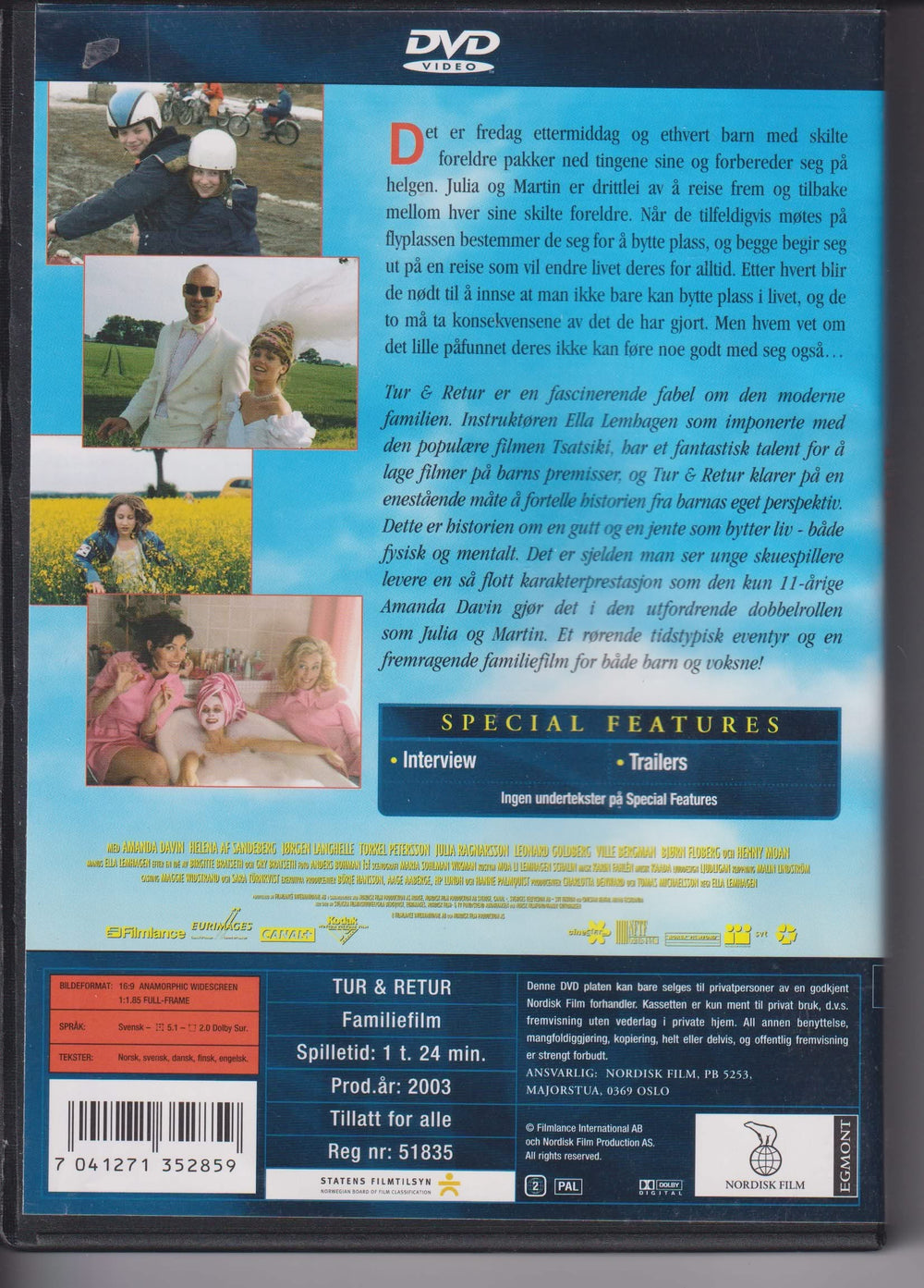 Tur & Retur. 2003. DVD.