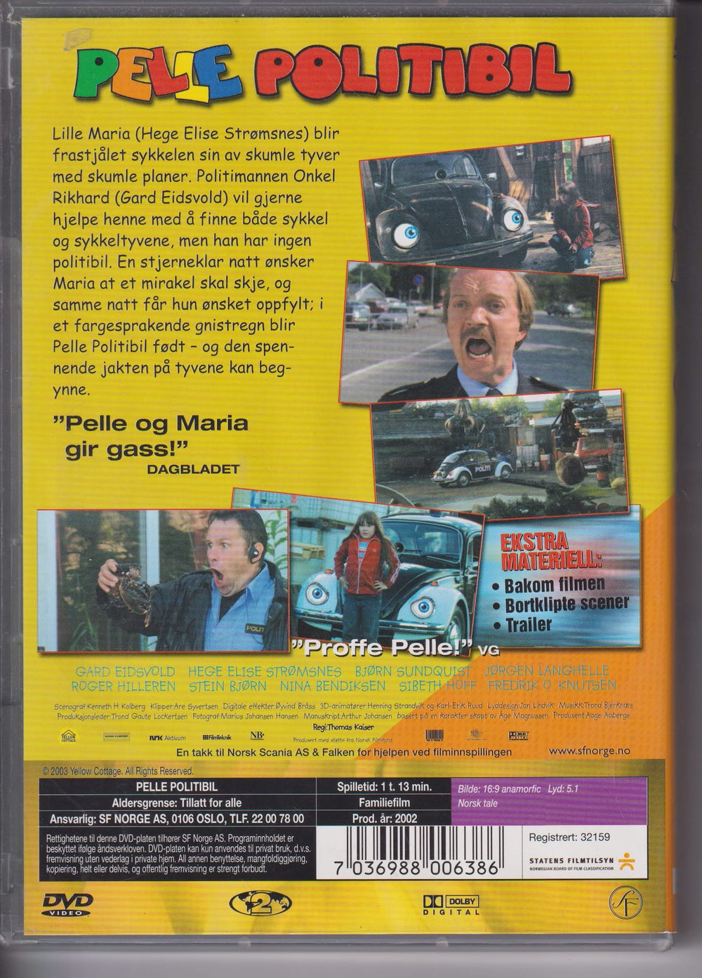 Pelle Politibil. 2002. DVD.