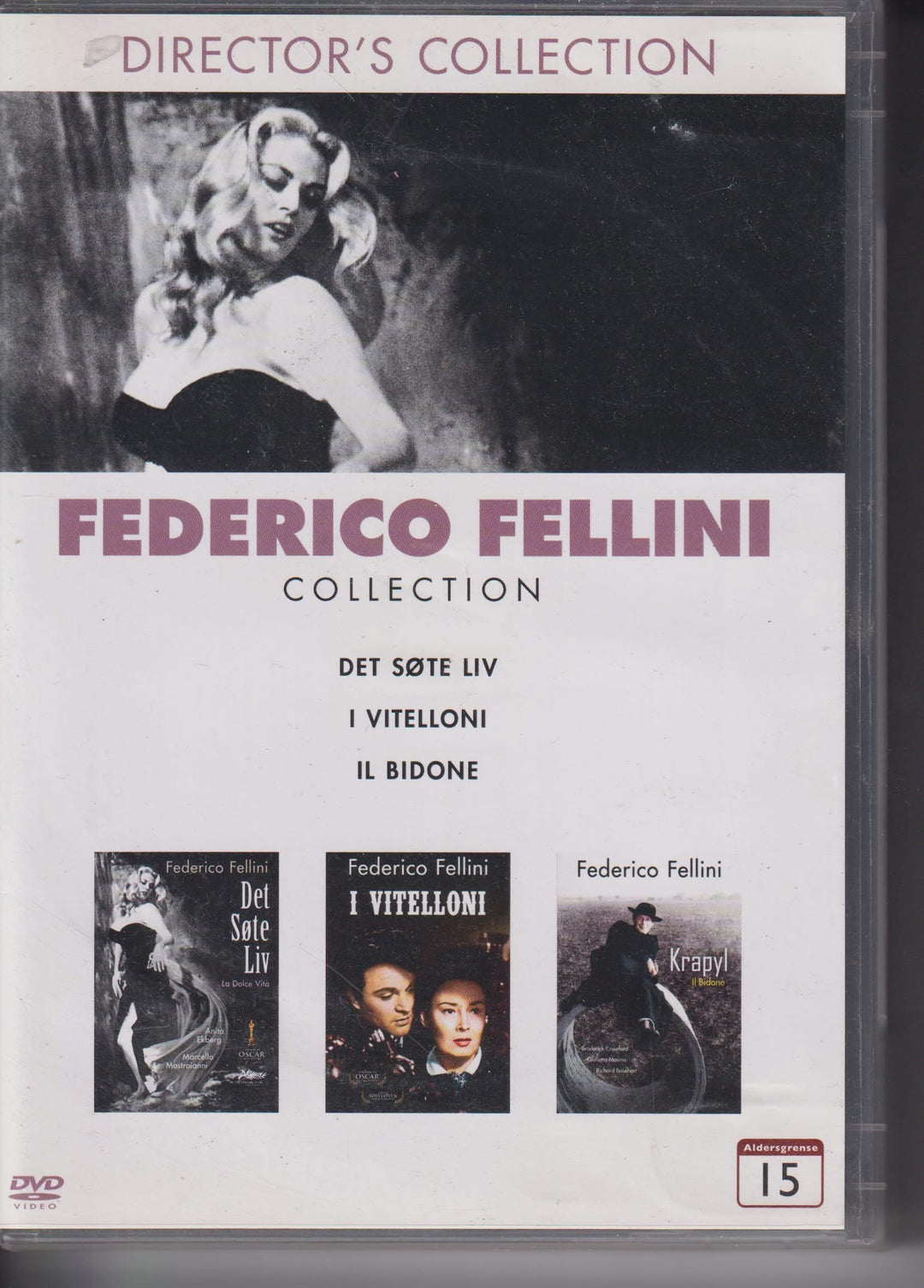 Federico Fellini Collection. DVD samleboks. Ny i plast!