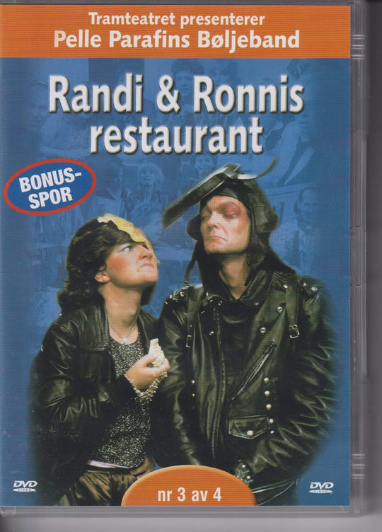 Tramteateret presenterer Pelle Parafins Bøljeband. Vol. 3. Randi & Ronnis restaurant. 1979. DVD.