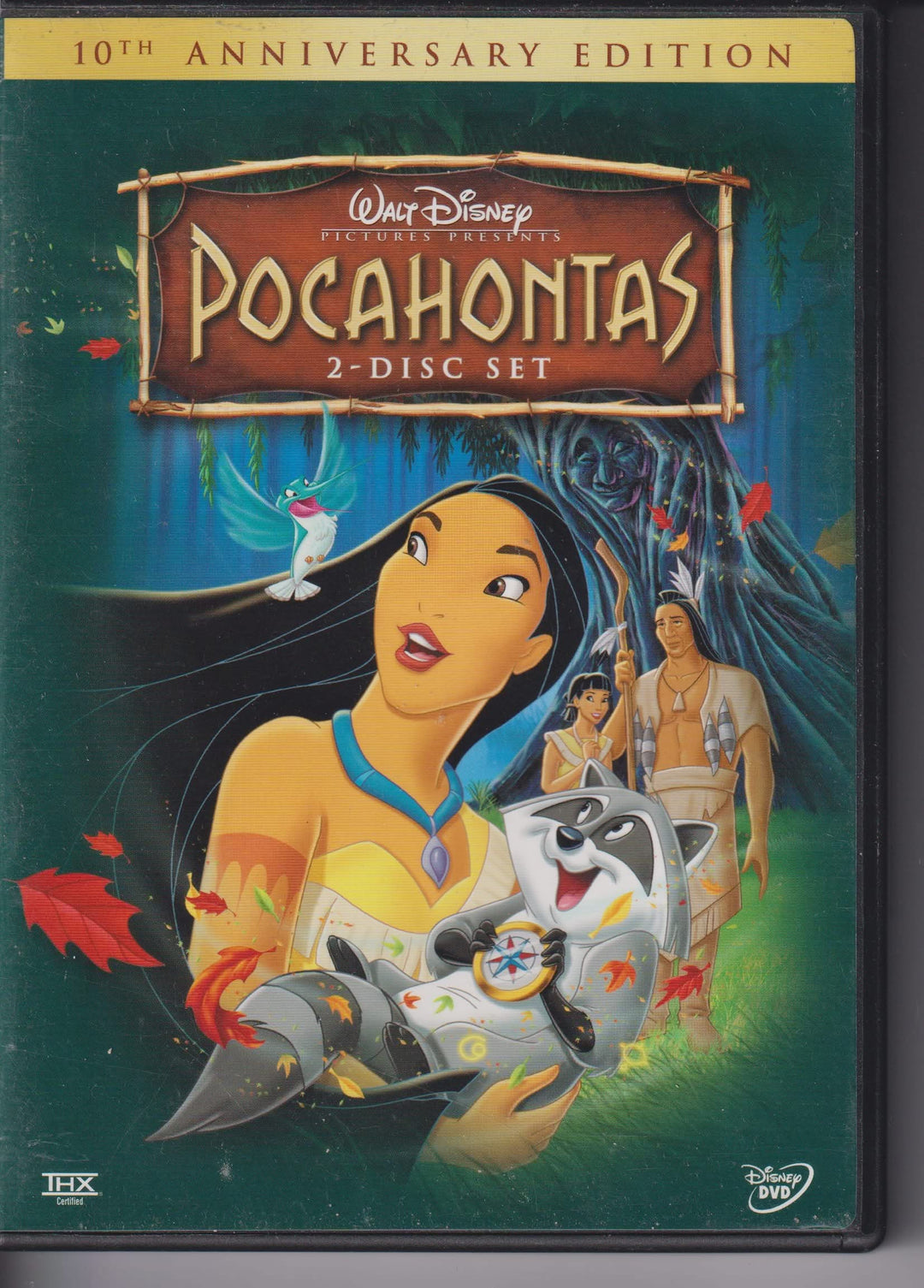 Pocahontas – 10th Anniversary Edition 2-Disc Set. 1995. DVD.