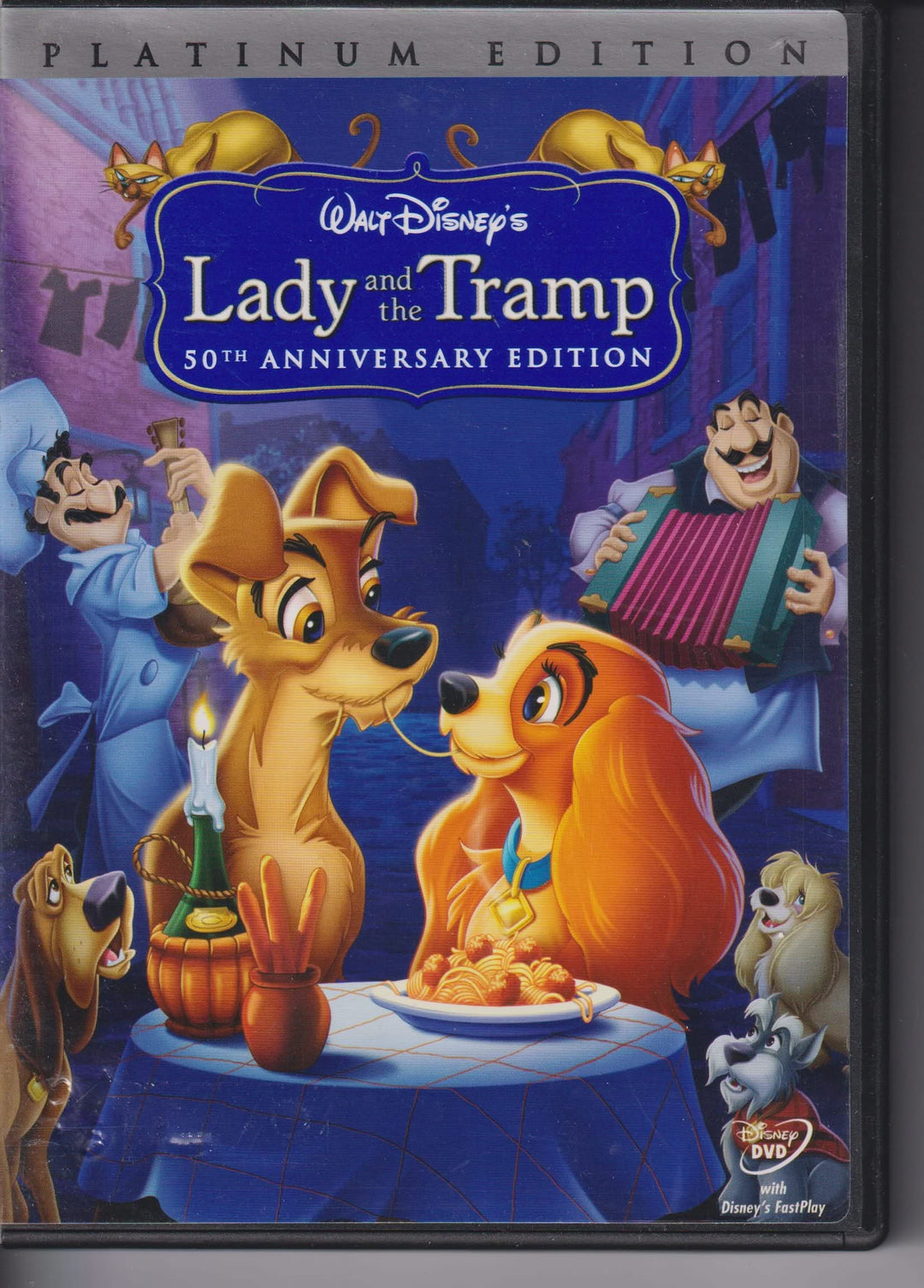 Lady and the Tramp – 50th Anniversary Platinum Edition. 1955. DVD.